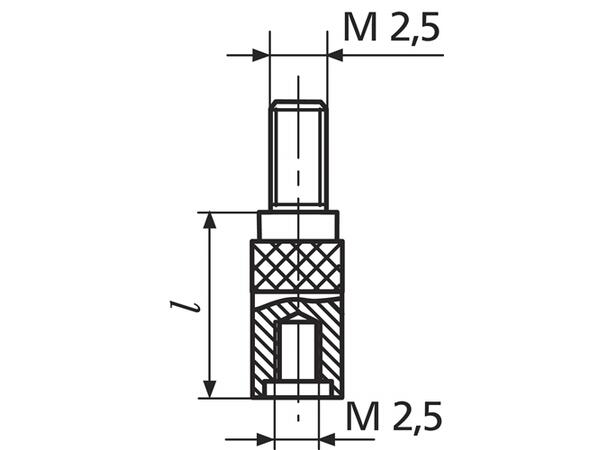 Mahr 4360250 912 Forlenger 10 mm 