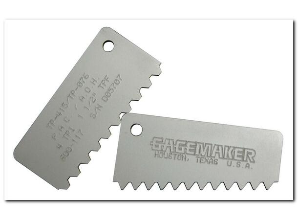 Gagemaker TP-SA-4P Profile gage Profil gauge for STUB ACME P=4 