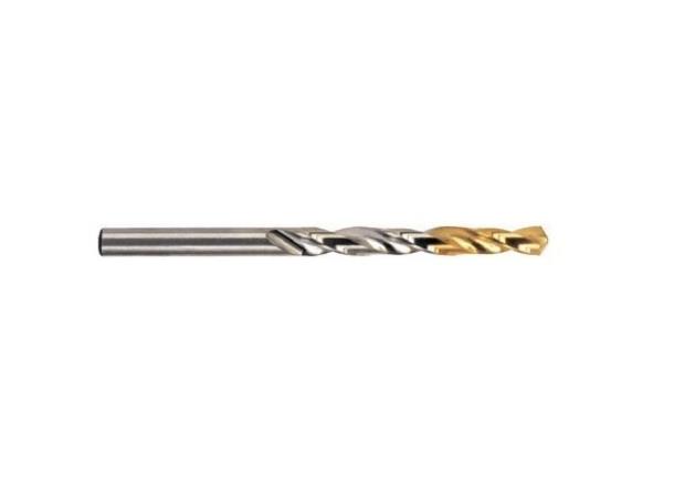 YG1 D1GP125 - 1,2 mm Gold-P DIN338 Split point bor GOLD-P TiN belagt 