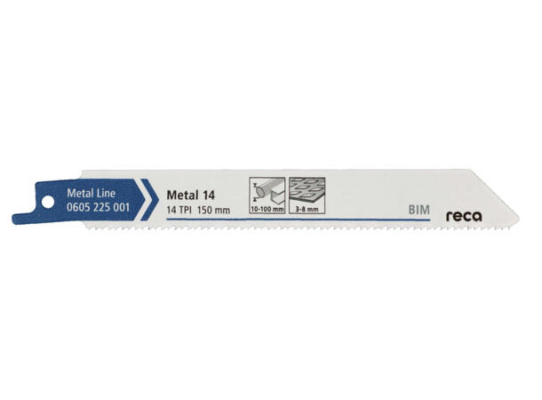 RECA BAJONETTSAGBLAD 150 14TPI 10PK METALL 