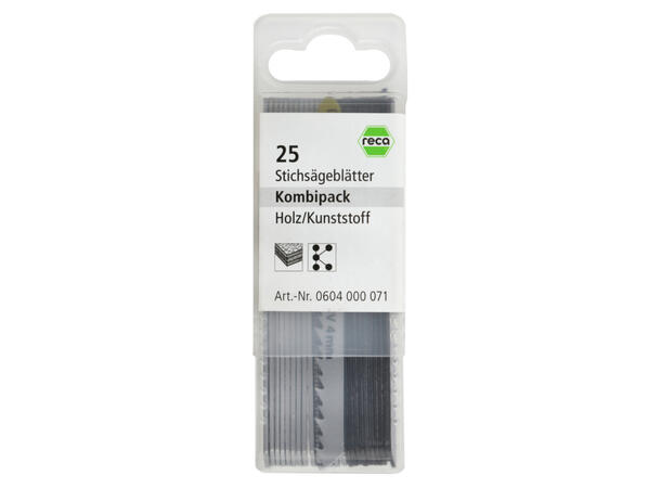RECA STIKKSAGBLAD TRE-PLAST 25STK KOMBIPACK 