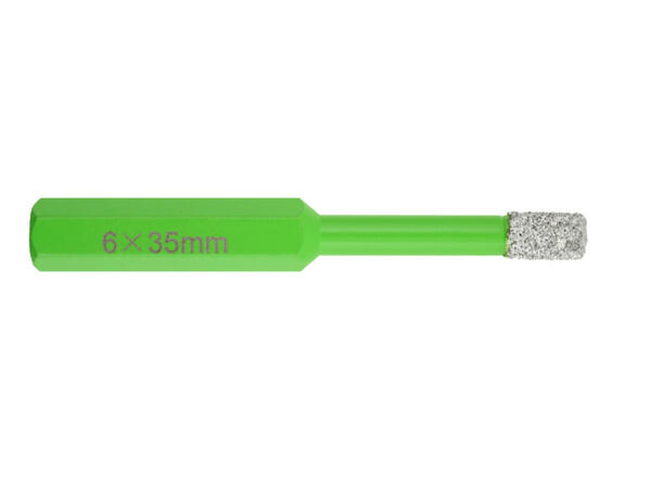 RECA KJERNEBOR KERAMIKK MINI 6-KANT HEX DIADRILL DIAMANT 