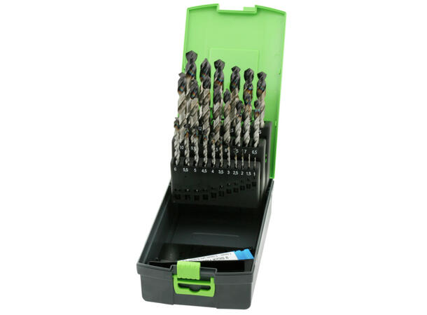 RECA BORKASSETT EVO 1-13MM 34 BOR HSS-O EVO OPP TIL 1000 N / MM 