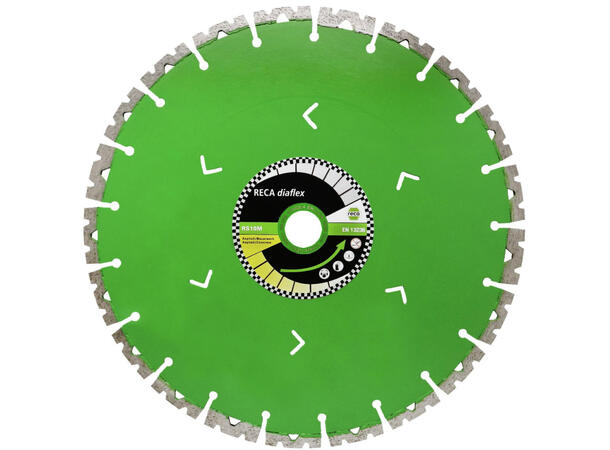 RECA DIAMANTSKIVE RS10M 400/25,4 SPECIAL DIAFLEX ASFALT OG BETONG S-12mm 