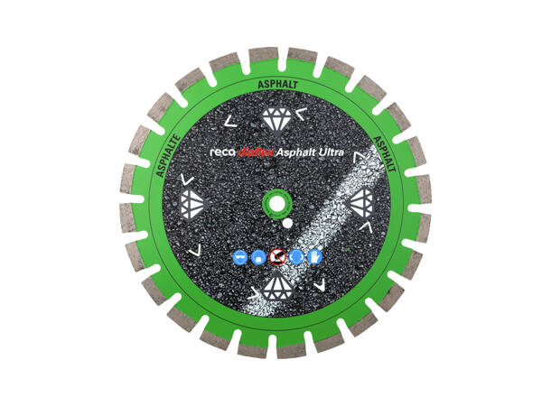 RECA DIAMANTSKIVE ULTRA A ASFALT DIAFLEX PREMIUM 15MM SEGMENT 