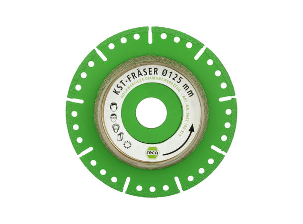 RECA KUTTESKIVE DIAMANT KST 125MM KUTTER OG GRADER 