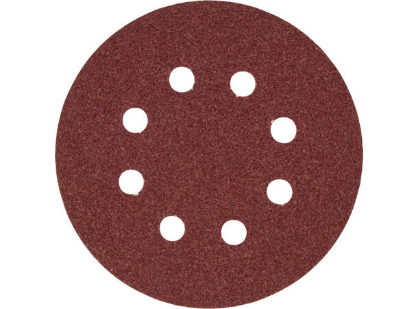 RECA SLIPEPAPIR 50PK 8 HULLS Ø125 Velcro 