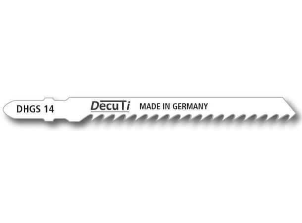 Decuti Stikksagblad DHGS14 100mm, 5pk 6,35TPI 