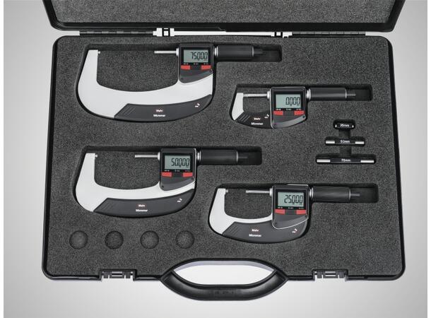 Mahr 4157115 40EWRi sett 0-100 mm IP65 Digitalt mikrometersett m int. trådløs 