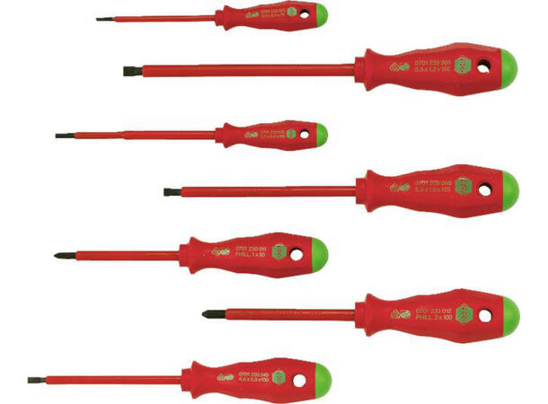 RECA SKRUTREKKER SETT 7 DELER VDE 