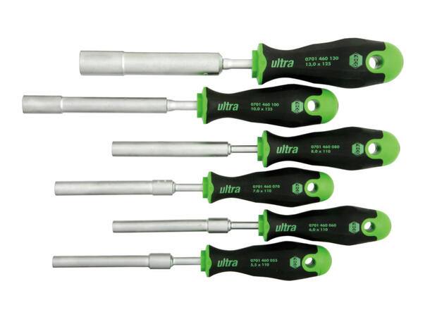 RECA SKRUTREKKER  SETT 6 DELER HEX 
