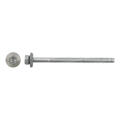 RECA FASADESKRUE A2 BZ M/SKIVE 6,3X50 6 KT. MED SKIVE 100PK