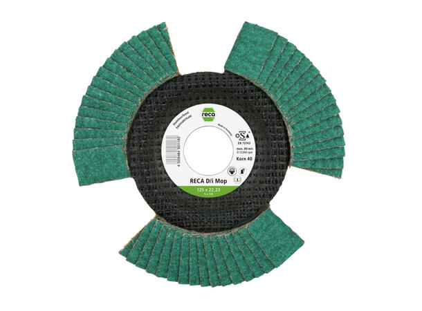 RECA LAMELLSKIVE 125X22.23 K80 FLAPDISC VISIO 