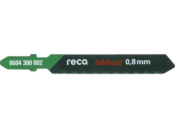 RECA STIKKSAGBLAD BIMETALL 0,8MM 10PK 53/83 0,8TP 