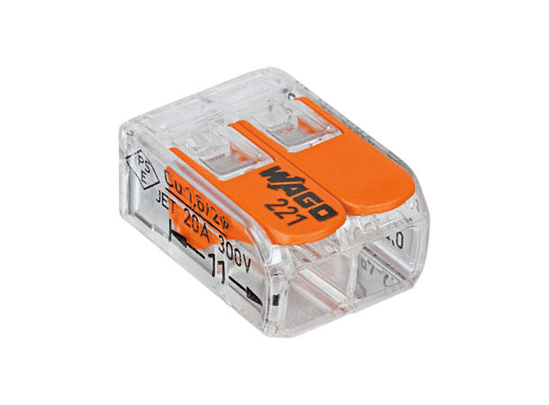 WAGO REKKEKLEMME 2 Leder 221-412 100PK 