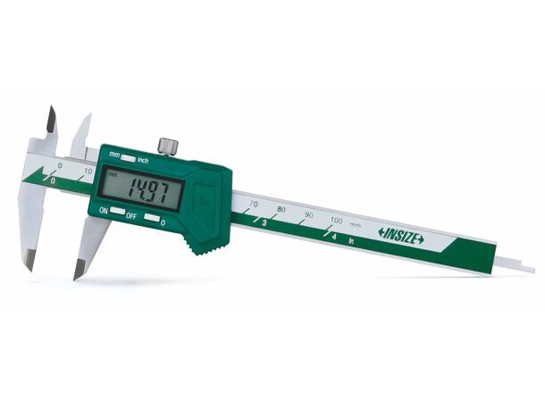 Insize 1111-75A Skyvelære 0-75 mm DIGITAL CALIPER 0-75mm/0-3" - 0.01m 