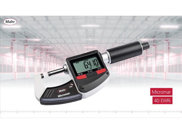 Mahr 4157106 40EWRi 150-175 mm IP65 Digitalt mikrometer m integrert trådløs 