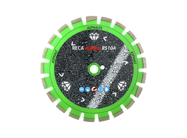 RECA DIAMANTSKIVE ASFALT RS10A 10mm Segment 