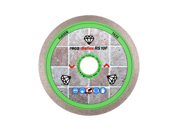 RECA DIAMANTSKIVE RS10F FLIS DIAFLEX SPECIAL 