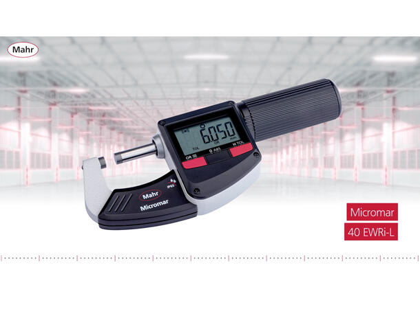 Mahr 4157021 40EWR-L 25-50 mm IP65 Digitalt mikrometer 
