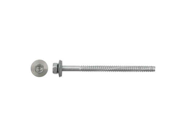RECA FASADESKRUE A2 BZ M/SKIVE 6,3X90 6 KT. MED SKIVE 50PK 