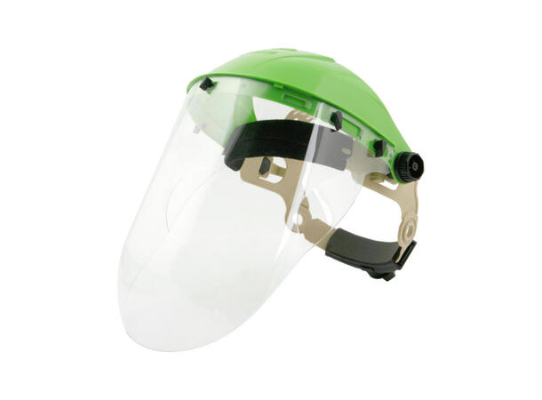 RECA VISIR BT MED PANNEFESTE KLAR EN166 POLYCARBONATE 