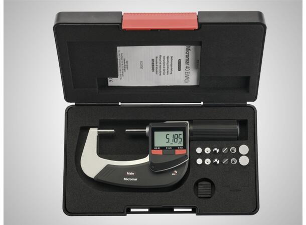 Mahr 4157050 40EWR-V 0-25mm Digitalt universal mikrom. IP65 m/taster 