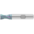 Ceratizit 54025 - 10,0 mm 2skj slett Pinnefres, HSS, belagt