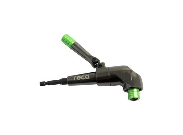 RECA BITSHOLDER VINKEL 1/4 143MM MED MAGNET 