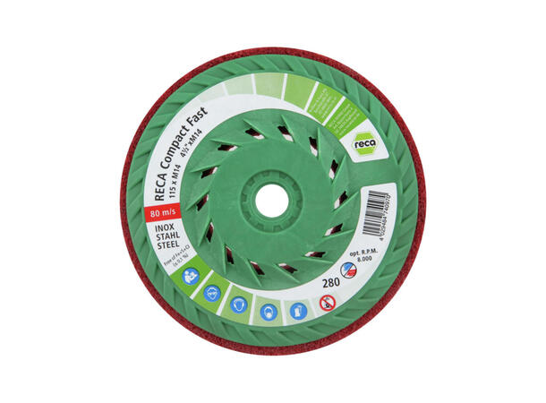 RECA SLIPEDISK FLEECE 115MM K280 