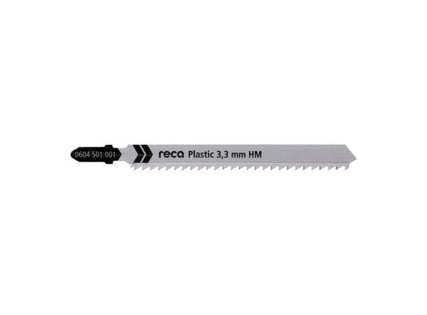RECA STIKKSAGBLAD HM PLASTIKK 3.3MM 5PK L90/117 TPI 3.3 