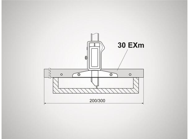 Mahr 4126511 30EXm 200mm Bryggeforlenger For dydbelærer 30EWR typer 