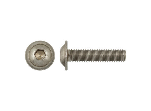 RECA SKRUE M/FLENS A2 INNV 6KT 6X12 A100 