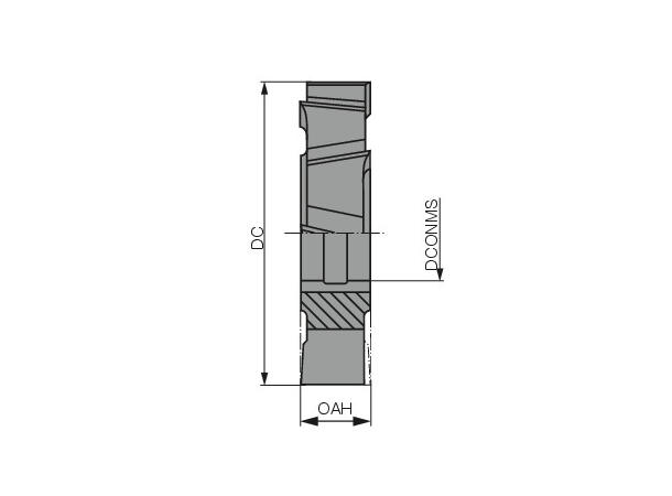 Ceratizit 50349 - 80 x 16 x 27 Z18 Skivefres HSS-E Cobolt 