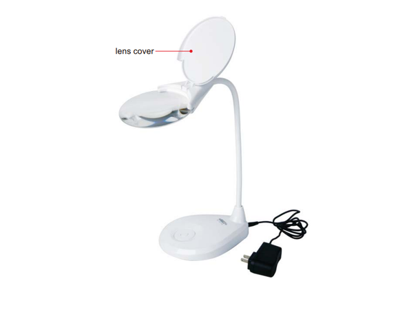 Insize 7517-3D Table magnifier Forstørrelse = 1.75X linse = ø125 mm 