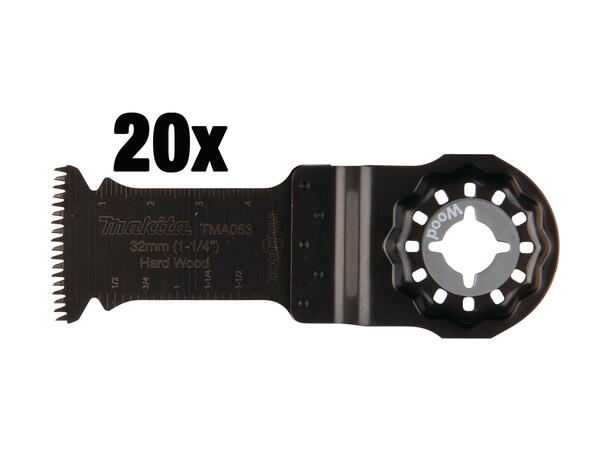 Makita DYKKSAGBLAD 32 TREVERK 20PK 14TPI  STARLOCK B-64870-20 