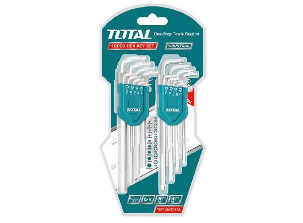 TOT-UNBRAKOSETT HEX OG TORX 18 DELER THT106KT0181 