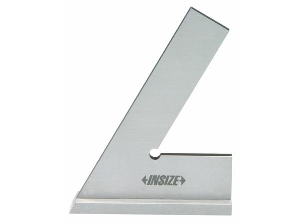 Insize 4762-120, 60° vinkel med fot 120 x 80 mm, herdet rustfritt stål 