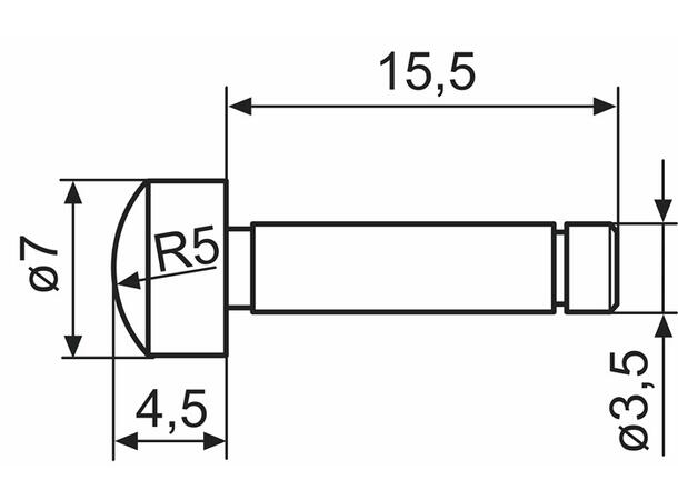 Mahr 4151797 40Er taster R:5mm For mikrometer 40EWR-V 