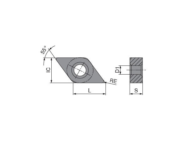 CERATIZIT DNMG 150608EN-M42 CTCM130 CARBIDE TURNING INSERT 