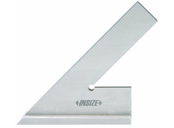 Insize 4747-100, 45° vinkel med fot 100 x 70 mm, herdet rustfritt stål 