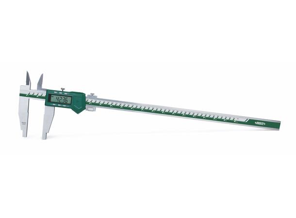 Insize 1136-1002 digital skyvelær 1000mm Kjeftlengde 150 mm, med knivegger oppe 