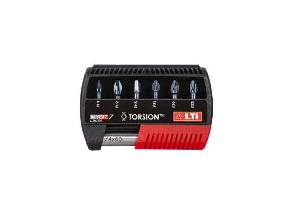 LTI-BITSSETT 7 TORSION PH PZ TX PH1 2 PZ1 2 TX25 30 