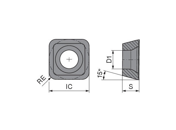 CERATIZIT SOHX 10T316ER-F51 CTC5240 MAXIMILL CARBIDE MILLING INSERT 