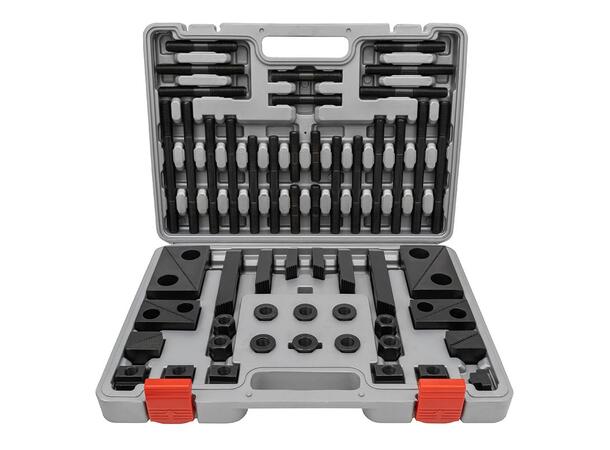 Diesella 50 332 508 Spennjernsett M12x14 T-spor 14mm, M12 gjenger - sett 58 deler 