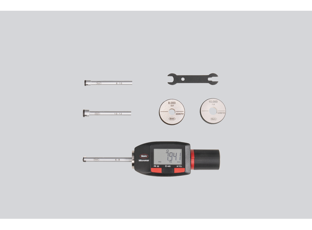 Mahr 4191240 44EWR 6 - 12 mm sett 3-pkt digitalt innv. mikrometer + ringer 