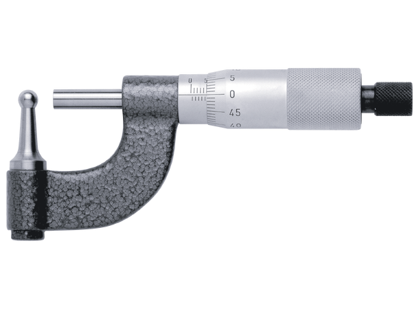 HTG 7540, rørveggsmikrometer 0-15, ø5 Rørveggs mikrometer, kule ø5 mm 