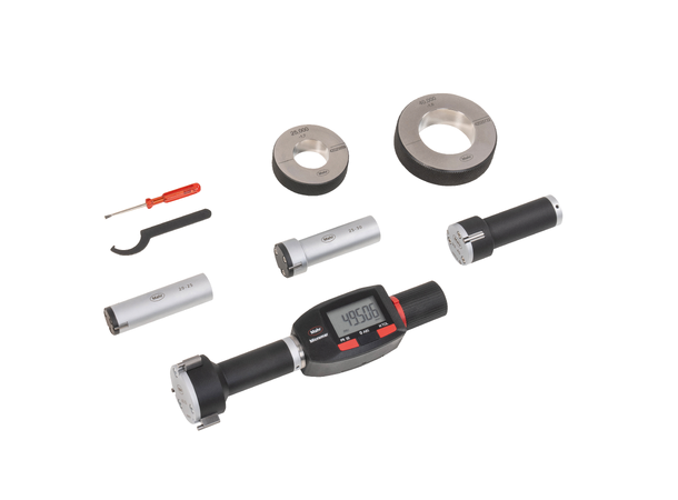 Mahr 4191242 44EWR 20 - 50 mm sett 3-pkt digitalt innv. mikrometer + ringer 