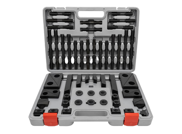 Diesella 50 332 500 Spennjernsett M8x10 T-spor 10mm, M8 gjenger - sett 58 deler 