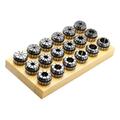 Kemmler 470EA ER32 tett hylsesett 15 hylser 3,0 mm - 20,0 mm